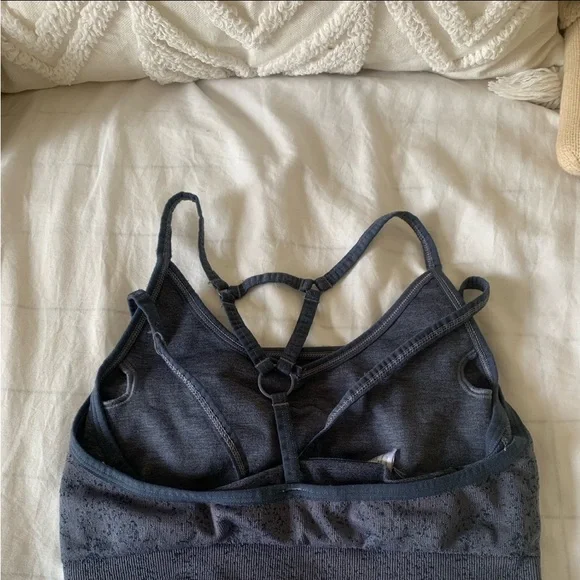 Women's Blue Gymshark Sports Bra - Picture 2 of 3